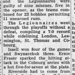 1960-10-11 Baseball -Cobourg loses OBA to Riverside Legion -Windsor Star