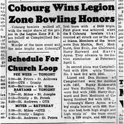 1961-03-23 Bowling -Cobourg wins Legion Zone Trophy