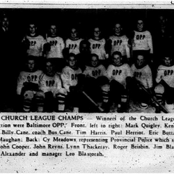 1961-04-13 Hockey -CCHL Baltimore OPP PeeWees Champs