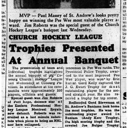 1961-05-24 Hockey -CCHL Awards Banquet