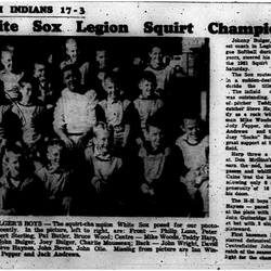 1961-10-11 Softball -Legion White Sox Squirts Champs