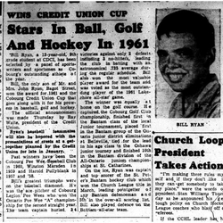 1961-12-27 Sports -Bill Ryan 12 yr old Gr 9 named Athlete of the Year