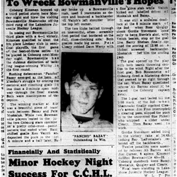 1962-01-24 Hockey -CCHL Juveniles