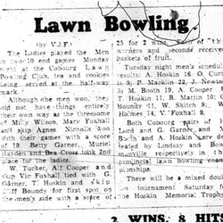 1962-07-04 Lawn Bowling -Ladies vs Men