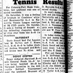 1962-07-11 Tennis -Cobourg-PH Combines vs Bowmanville