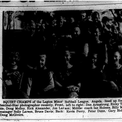 1962-10-17 Softball -Legion Squirts Champs