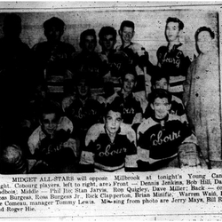 1963-02-06 Hockey -CCHL Young Canada Night -Midget all-Stars photo