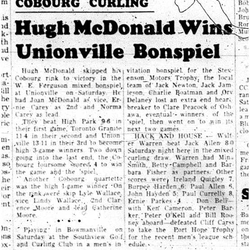 1963-03-13 Curling -Cobourg wins bonspiel