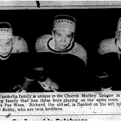 1963-03-20 Hockey -CCHL -Vanderlip family