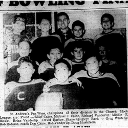 1963-04-10 Hockey -CCHL St Andrews PeeWees win Division