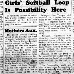 1963-04-10 Softball -Girls league planning