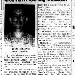 1963-07-10 Bowling -Mens League reorganizes