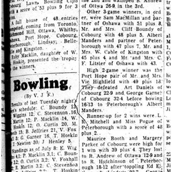 1963-07-10 Lawn Bowling -Hoskin Memorial Trophy