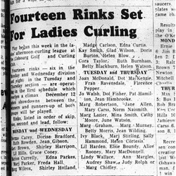 1963-11-18 Curling -Ladies fill out 14 rinks