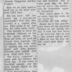 1968 School -CDCI East News