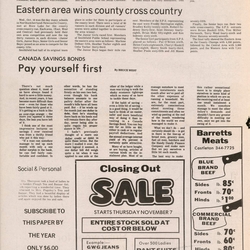 1974-10-30 Lawn Bowling -Annual meeting -Colborne Citizen