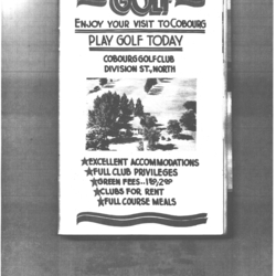 1893-00-00 Golf -Cobourg Club History4