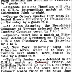 1901-01-21 Hockey -Juniors vs Belleville-TO Star