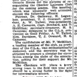 1901-03-11 Lacrosse -Cobourg Club formed-TO Star