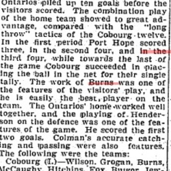 1901-06-04 Lacrosse -Cobourg vs PH-TO Star