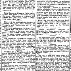 1901-12-11 Hockey -Dug McCallum returns to play in Cobourg-TO Star