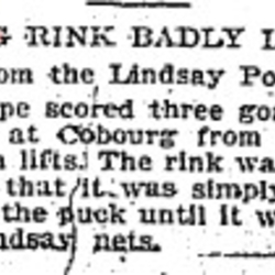 1902-01-18 Hockey -Poor Lighting in Cobourg-Lindsay Post-TO Star