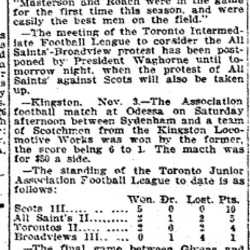 1902-11-04 Football -Cobourg vs PH-TO Star