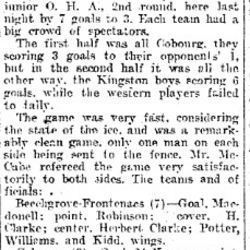 1903-02-12 Hockey -Jrs vs Kingston Sudden Death-TO Star