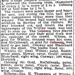 1904-02-24 Hockey -Juniors vs Whitby exhibition-TO Star