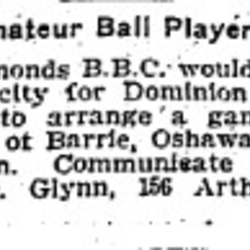 1904-06-18 Baseball -Team looking for Dominion Day game-TO Star