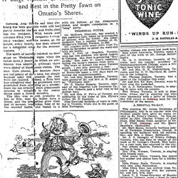 1904-08-13 Sports -Summer visitors find recreation & rest-TO Star