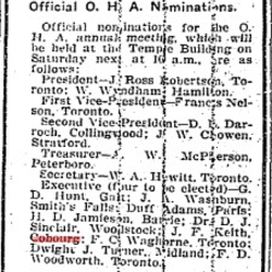 1904-11-28 Hockey -J F Keith Nominated for Election to OHA-TO Star