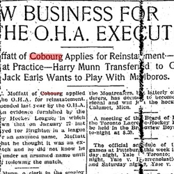 1904-12-28 Hockey -Moffat of Cobourg applies for OHA Reinstatement-TO Star