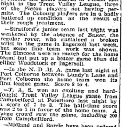 1905-01-25 Hockey -Cobourg Protests vs Picton