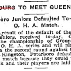 1905-02-01 Hockey -Juniors win 1st Round OHA