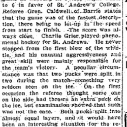 1905-02-20 Hockey -Juniors vs St Andrews