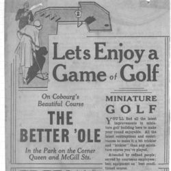 1931-07-02 Golf -Miniature Golf ad