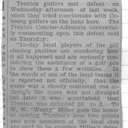 1931-07-28 Golf -Trenton Club at Cobourg