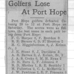 1931-07-30 Golf -Cobourg Club at PH