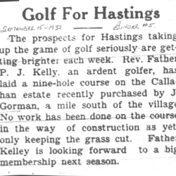 1932-09-15 Golf -Possible course in Hastings