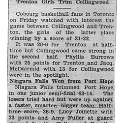 1939-03-30 Basketball -Girls District news