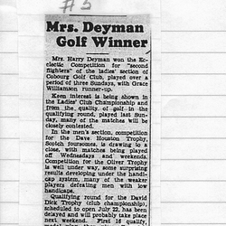 1945-08-02 Golf -Championship Qualifiers