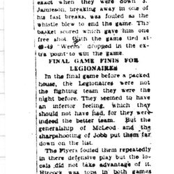 1950-04-06 Basketball -Commentary-Ontario Finals-Cobourg vs Centralia