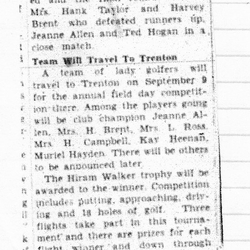 1950-08-31 Golf -Two Ball Tournament