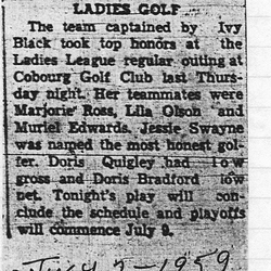 1959-07-02 Golf -Ladies