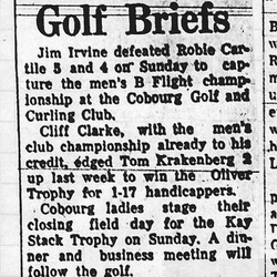 1964-09-16 Golf -B Flight Championship