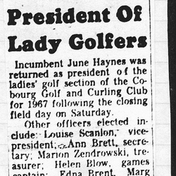 1966-09-21 Golf -Ladies Executive Announced