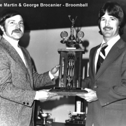 Dave Martin & George Brocanier - Broomball Awards