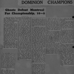 Football -Galloping Ghosts -1948 -B14 Playoffs