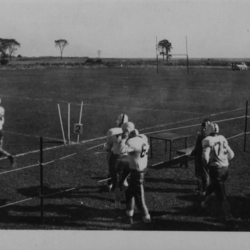 Football -Galloping Ghosts -1948 -P01-Players near south end of field